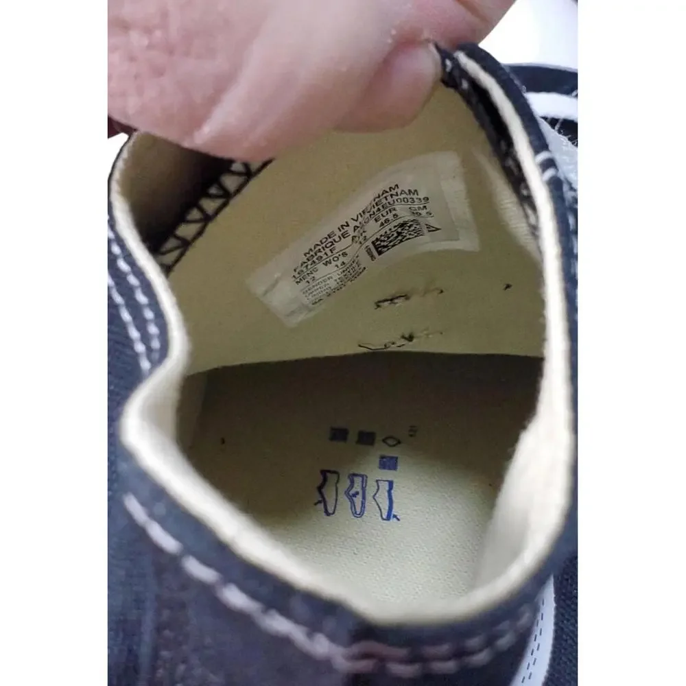 Converse Unisex CT All Star 167491F Black Basketball Shoes Sneakers M12 W14 - Picture 10 of 16